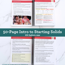Load image into Gallery viewer, 101 before one Starting Solids Program (Printed Book + App Bundle)